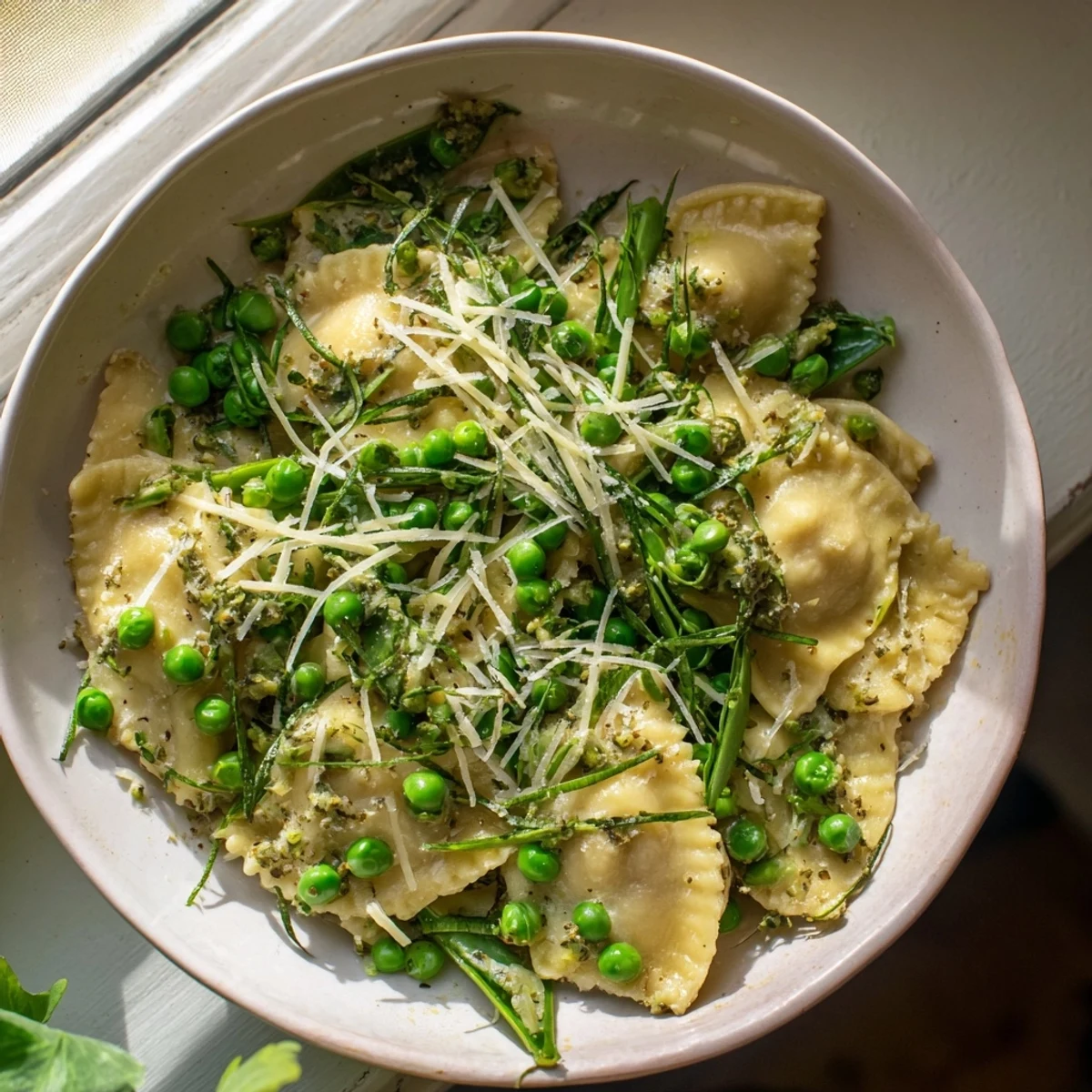 Enjoy this simple yet elegant Creamy Parmesan Orzo with Green Peas, a vegetarian delight, ready in 30 minutes.