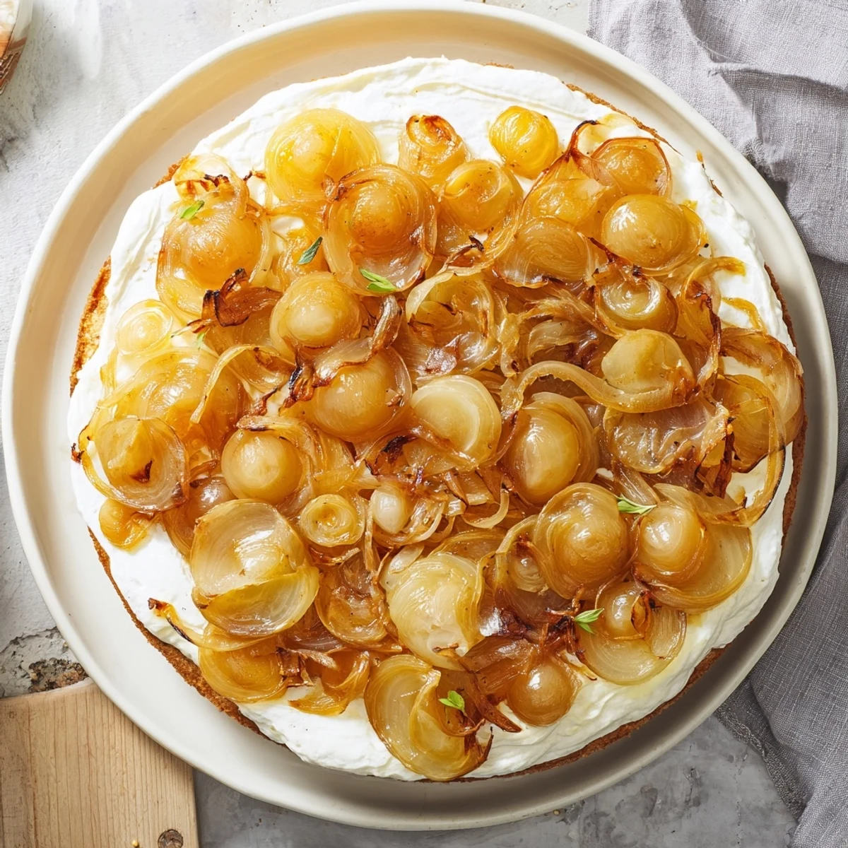 Caramelized Onion Goat Cheese Tart