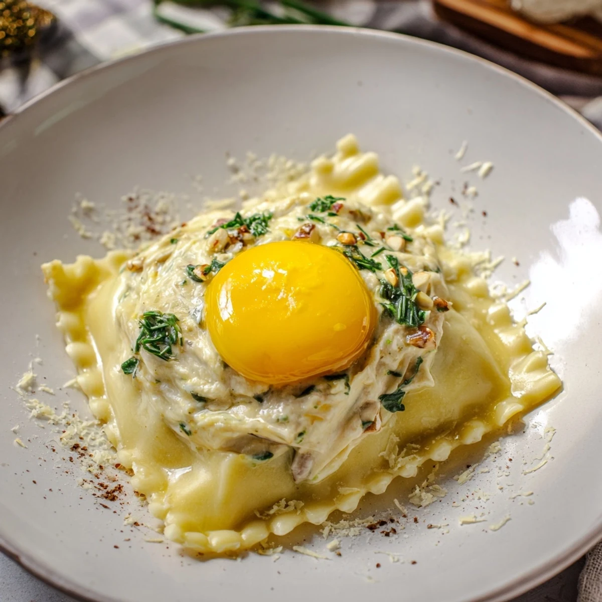 Golden, flaky Savory Spinach and Ricotta Puff Pastry Triangles, ready to enjoy as a flavorful appetizer.