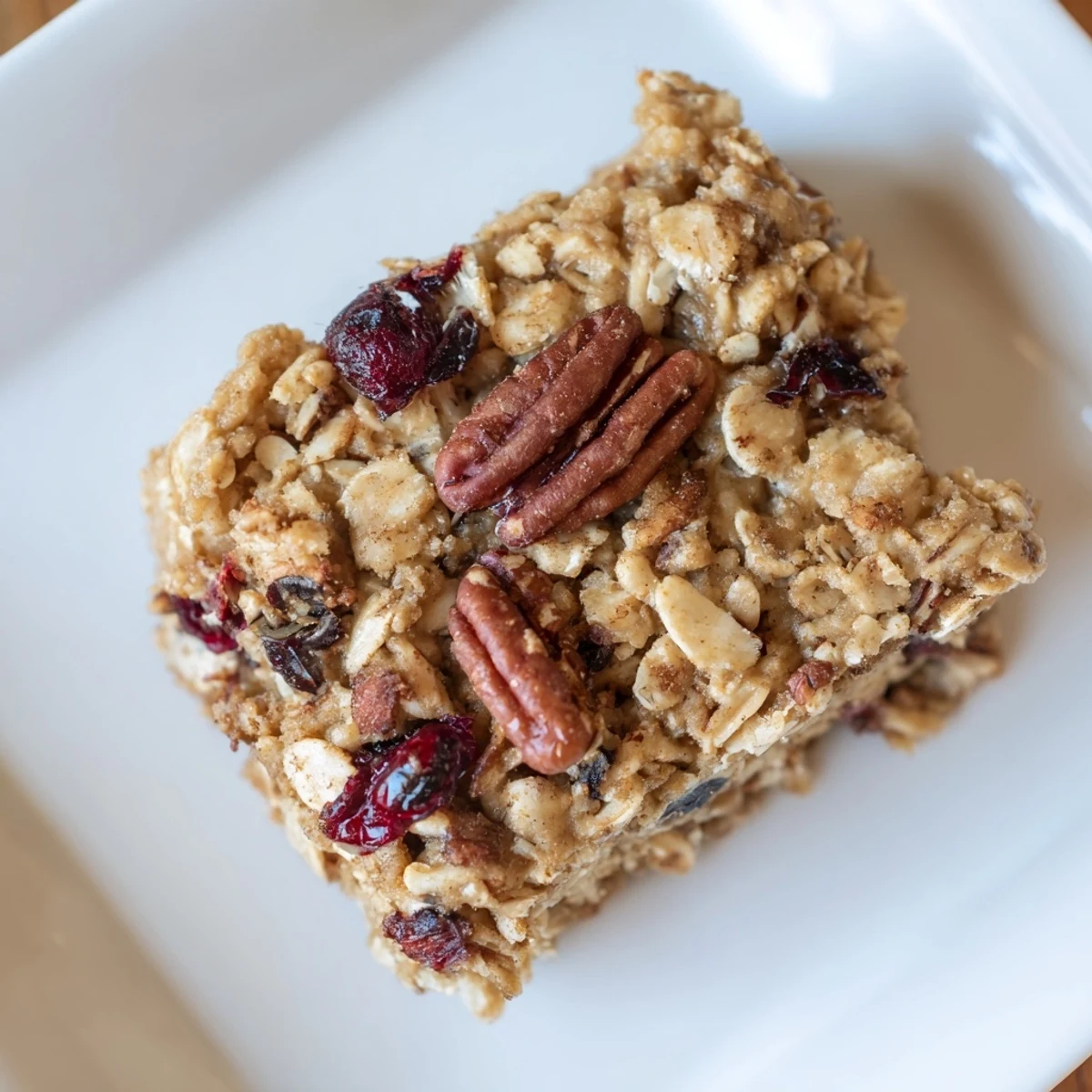 Maple Cinnamon Oatmeal Bars