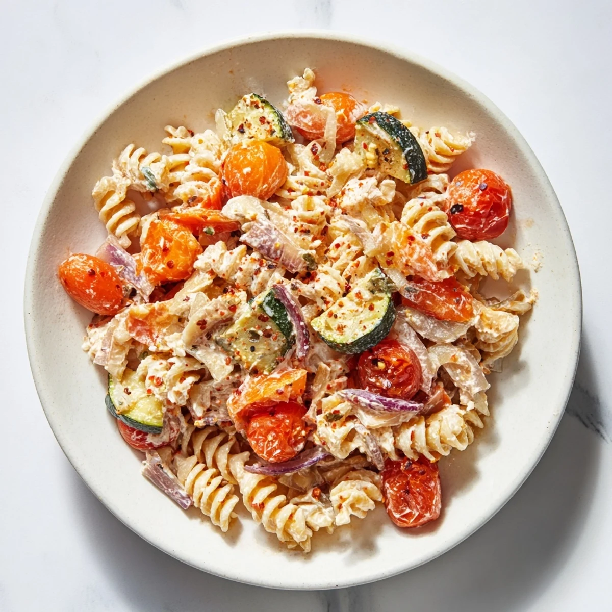 Bright red tomatoes and melting feta cheese in this Baked Feta Pasta 2.0 are beautifully fragrant.