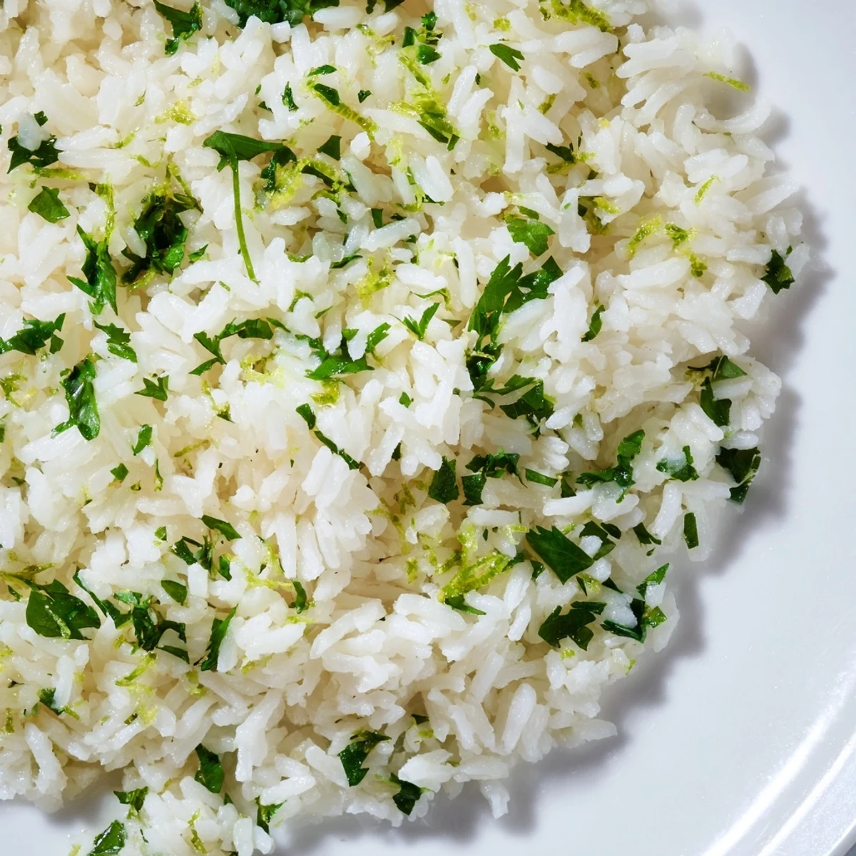 Fluffy, vibrant Cilantro Lime Rice: a delicious, bright side dish bursting with fresh flavors.