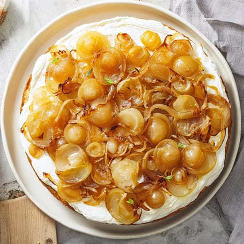 Caramelized Onion Goat Cheese Tart