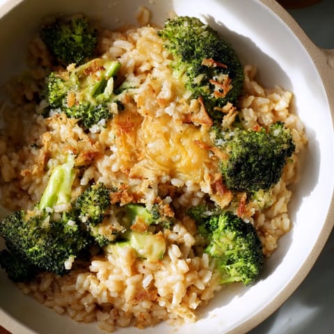Cheesy Broccoli Rice Bake