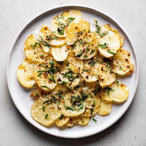 Crispy Garlic Butter Smash