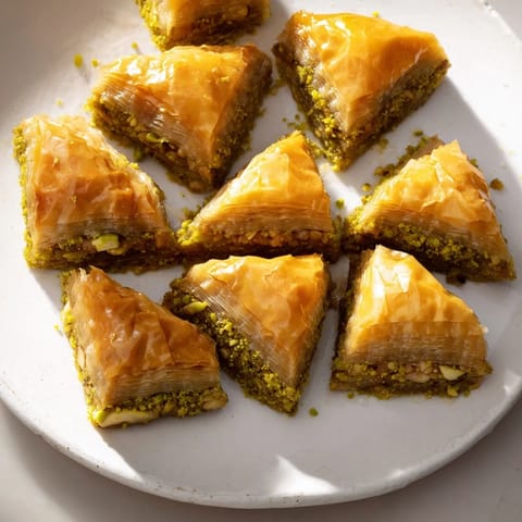 Turkish Baklava with Honey