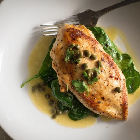 Spinach Lemon Butter Chicken