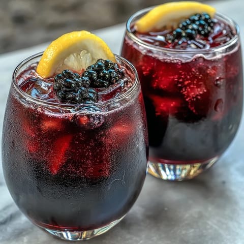 Black Currant Cassis Cocktail