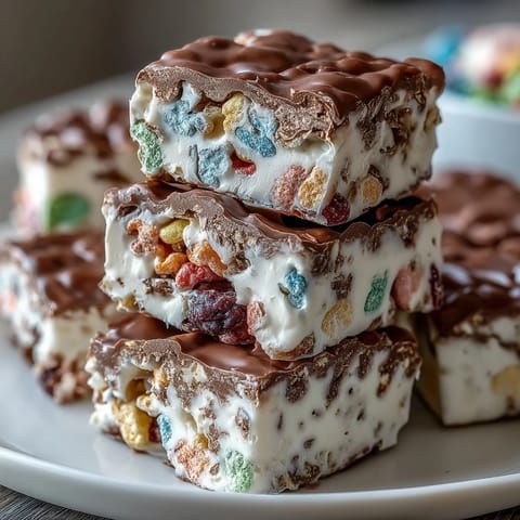 Vibrant St. Patrick's Day Treats Board showcasing Lucky Charms Bark surrounded by green grapes, apple slices, and gold chocolate coins.