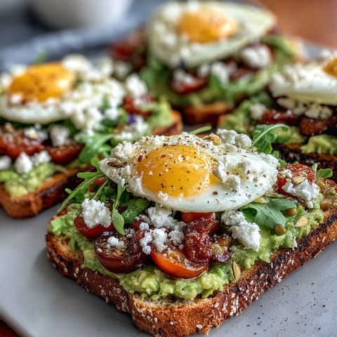 Spring Brunch Avocado Toast Board with colorful toppings and fresh garnishes, perfect for a leisurely weekend gathering.