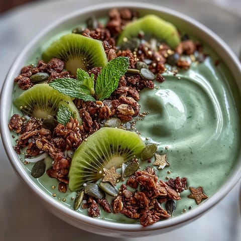 Green Shamrock Protein Bowl