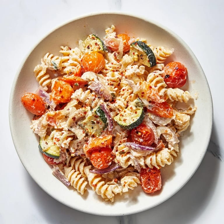 Bright red tomatoes and melting feta cheese in this Baked Feta Pasta 2.0 are beautifully fragrant.
