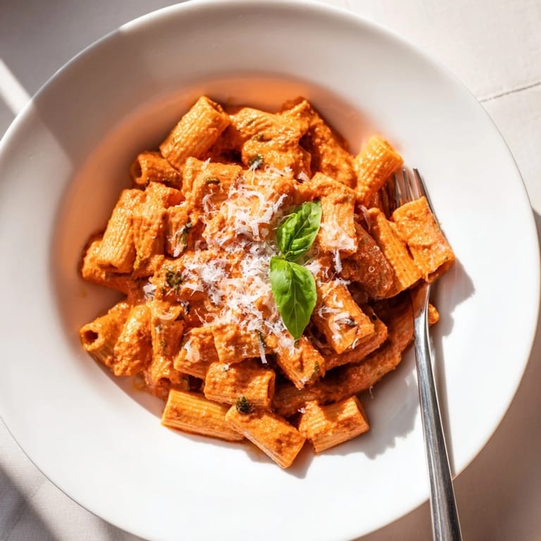 Serve this Italian vegetarian pasta with grilled chicken or a crisp Pinot Grigio for a cozy dinner.