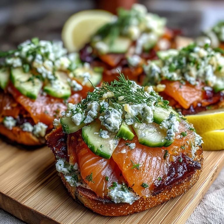 Elegant smoked salmon bagel platter with fresh vegetables, avocado, and zesty lemon wedges for a vibrant brunch.  