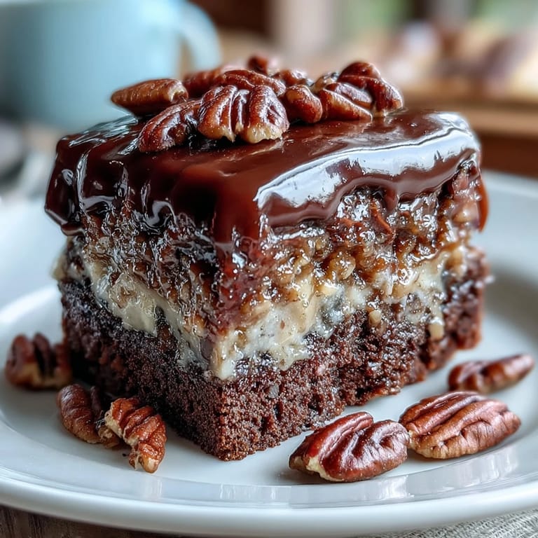 Rich Kentucky Derby Chocolate Pecan Tart slice topped with whipped cream, featuring a buttery pastry base and a luscious, nutty chocolate center.