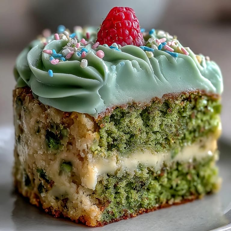 Delicate matcha mini birthday cake with creamy vanilla frosting, ready for brunch.